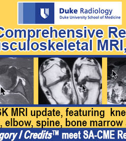 Duke Radiology A Comprehensive Review of Musculoskeletal MRI 2nd Edition Agenda