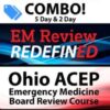 1638952470 807161580 ohio acep emergency medicine board review 5 day and em review redefined 2 day courses resident combo 2020