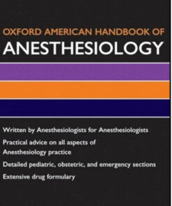 Oxford American Handbook of Anesthesiology