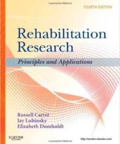 Rehabilitation Research: Principles and Applications, 4e 4th Edition