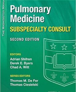 The Washington Manual Pulmonary Medicine Subspecialty Consult, 2nd Edition