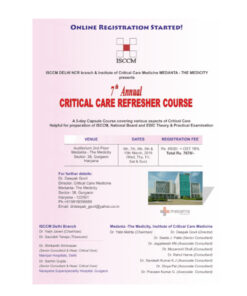 ISCCM Critical Care Reefrsher Course 2019