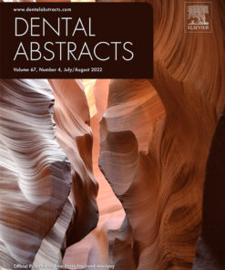 Dental Abstracts Volume 67 2022  PDF