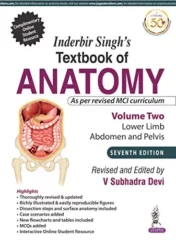 Inderbir Singh’S Textbook Of Anatomy Volume 2 Lower Limb, Abdomen and Pelvis, 7th Edition
