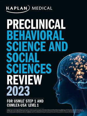 Kaplan Preclinical Behavioral Science and Social Sciences Review 2023 For USMLE Step 1
