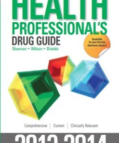 Pearson Health Professional’s Drug Guide 2013-2014