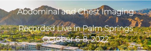 Abdominal and Chest Imaging 2022