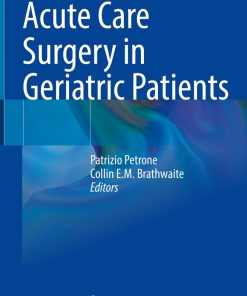 Acute Care Surgery in Geriatric Patients