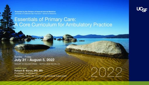 UCSF CME Essentials of Primary Care: A Core Curriculum for Ambulatory Practice 2022