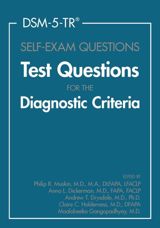 DSM-5-TR® Self-Exam Questions: Test Questions For The Diagnostic Criteria (EPUB)